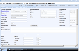 Project invoice